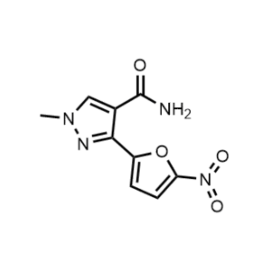 1-Methyl-3-(5-nitrofuran-2-yl)-1H-pyrazole-4-carboxamide|CS-1146929