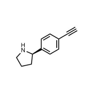 (R)-2-(4-Ethynylphenyl)pyrrolidine|CS-1147223