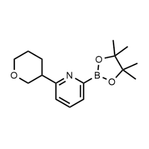 2-(Tetrahydro-2H-pyran-3-yl)-6-(4,4,5,5-tetramethyl-1,3,2-dioxaborolan-2-yl)pyridine|CS-1147273