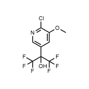 2-(6-Chloro-5-methoxypyridin-3-yl)-1,1,1,3,3,3-hexafluoropropan-2-ol|CS-1147315