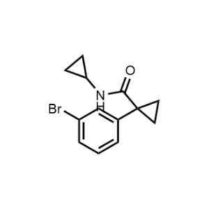 1-(3-Bromophenyl)-N-cyclopropylcyclopropane-1-carboxamide|CS-1147340