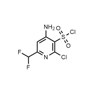 4-Amino-2-chloro-6-(difluoromethyl)pyridine-3-sulfonyl chloride|CS-1147422