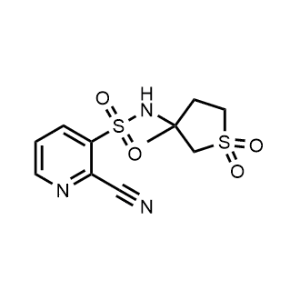 2-Cyano-N-(3-methyl-1,1-dioxidotetrahydrothiophen-3-yl)pyridine-3-sulfonamide|CS-1147487