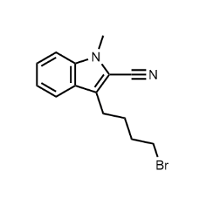 3-(4-Bromobutyl)-1-methyl-1H-indole-2-carbonitrile|CS-1147531