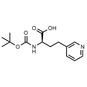 (R)-2-((Tert-butoxycarbonyl)amino)-4-(pyridin-3-yl)butanoic acid|CS-1147550