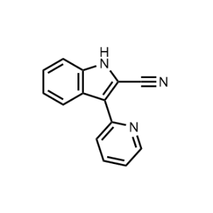 3-(Pyridin-2-yl)-1H-indole-2-carbonitrile|CS-1147672