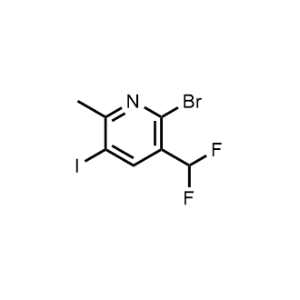 2-Bromo-3-(difluoromethyl)-5-iodo-6-methylpyridine|CS-1147678