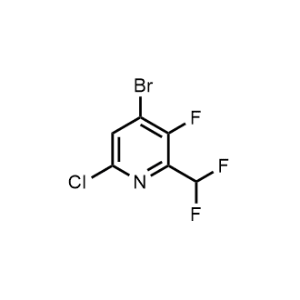 4-Bromo-6-chloro-2-(difluoromethyl)-3-fluoropyridine|CS-1147758