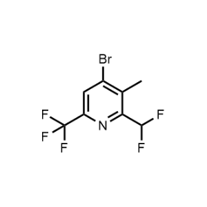 4-Bromo-2-(difluoromethyl)-3-methyl-6-(trifluoromethyl)pyridine|CS-1147974