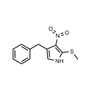 4-Benzyl-2-(methylthio)-3-nitro-1H-pyrrole|CS-1148092