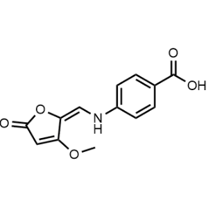 4-(((3-Methoxy-5-oxofuran-2(5H)-ylidene)methyl)amino)benzoic acid|CS-1148168