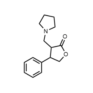4-Phenyl-3-(pyrrolidin-1-ylmethyl)dihydrofuran-2(3H)-one|CS-1148237