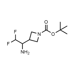 Tert-butyl 3-(1-amino-2,2-difluoroethyl)azetidine-1-carboxylate|CS-1148246