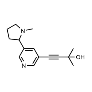 2-Methyl-4-(5-(1-methylpyrrolidin-2-yl)pyridin-3-yl)but-3-yn-2-ol|CS-1148288