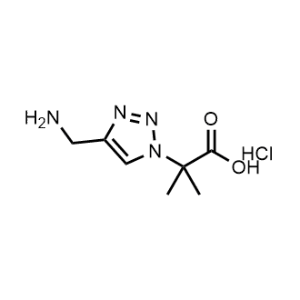 2-(4-(Aminomethyl)-1H-1,2,3-triazol-1-yl)-2-methylpropanoic acid hydrochloride|CS-1148348