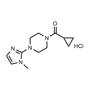 Cyclopropyl(4-(1-methyl-1H-imidazol-2-yl)piperazin-1-yl)methanone hydrochloride|CS-1148349