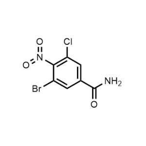 3-Bromo-5-chloro-4-nitrobenzamide|CS-1148513