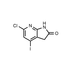 6-Chloro-4-iodo-1,3-dihydro-2H-pyrrolo[2,3-b]pyridin-2-one|CS-1148602