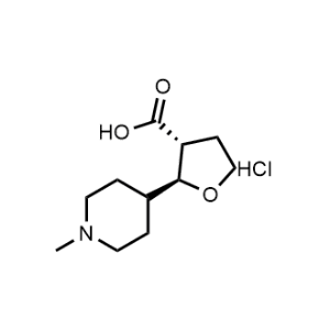 (2S,3R)-2-(1-Methylpiperidin-4-yl)tetrahydrofuran-3-carboxylic acid hydrochloride|CS-1148684
