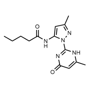 N-(3-Methyl-1-(6-methyl-4-oxo-1,4-dihydropyrimidin-2-yl)-1H-pyrazol-5-yl)pentanamide|CS-1148819
