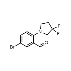 5-Bromo-2-(3,3-difluoropyrrolidin-1-yl)benzaldehyde|CS-1148865
