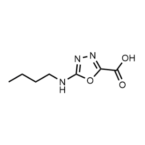 5-(Butylamino)-1,3,4-oxadiazole-2-carboxylic acid|CS-1148911