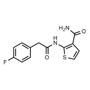 2-(2-(4-Fluorophenyl)acetamido)thiophene-3-carboxamide|CS-1148986