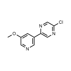 2-Chloro-5-(5-methoxypyridin-3-yl)pyrazine|CS-1148996