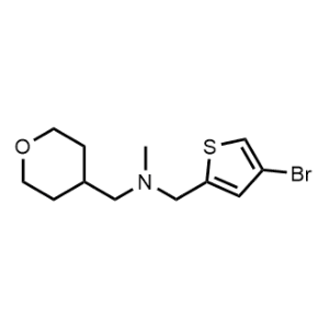 1-(4-Bromothiophen-2-yl)-N-methyl-N-((tetrahydro-2H-pyran-4-yl)methyl)methanamine|CS-1149008