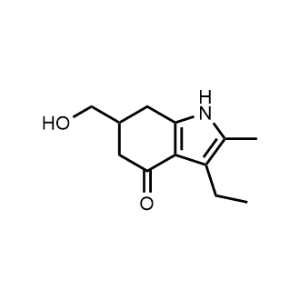 3-Ethyl-6-(hydroxymethyl)-2-methyl-1,5,6,7-tetrahydro-4H-indol-4-one|CS-1149045