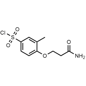 4-(3-Amino-3-oxopropoxy)-3-methylbenzenesulfonyl chloride|CS-1149084