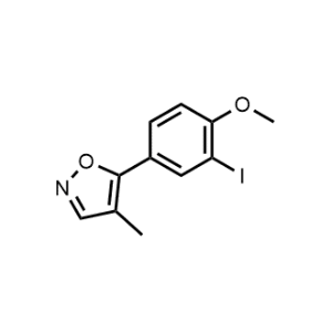 5-(3-Iodo-4-methoxyphenyl)-4-methylisoxazole|CS-1149086