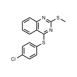 4-((4-Chlorophenyl)thio)-2-(methylthio)quinazoline|CS-1149127