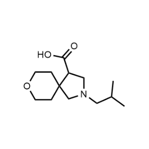2-Isobutyl-8-oxa-2-azaspiro[4.5]decane-4-carboxylic acid|CS-1149233
