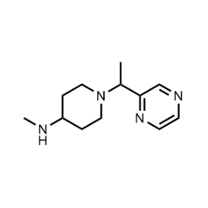 N-Methyl-1-(1-(pyrazin-2-yl)ethyl)piperidin-4-amine|CS-1149294