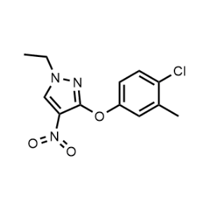 3-(4-Chloro-3-methylphenoxy)-1-ethyl-4-nitro-1H-pyrazole|CS-1149380