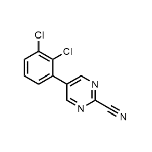5-(2,3-Dichlorophenyl)pyrimidine-2-carbonitrile|CS-1149383