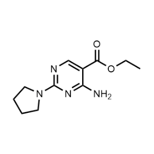 Ethyl 4-amino-2-(pyrrolidin-1-yl)pyrimidine-5-carboxylate|CS-1149431