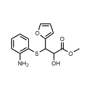 Methyl 3-((2-aminophenyl)thio)-3-(furan-2-yl)-2-hydroxypropanoate|CS-1149441