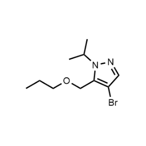 4-Bromo-1-isopropyl-5-(propoxymethyl)-1H-pyrazole|CS-1149583