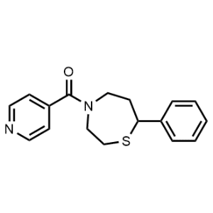 (7-Phenyl-1,4-thiazepan-4-yl)(pyridin-4-yl)methanone|CS-1149653