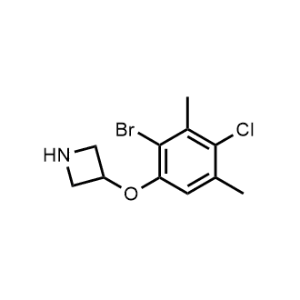 3-(2-Bromo-4-chloro-3,5-dimethylphenoxy)azetidine|CS-1149668