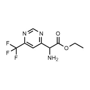 Ethyl 2-amino-2-(6-(trifluoromethyl)pyrimidin-4-yl)acetate|CS-1149784