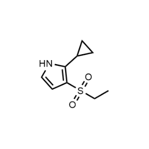 2-Cyclopropyl-3-(ethylsulfonyl)-1H-pyrrole|CS-1149791