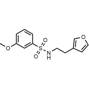 N-(2-(Furan-3-yl)ethyl)-3-methoxybenzenesulfonamide|CS-1149793
