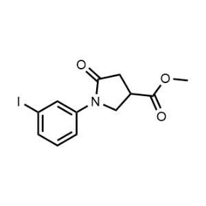 Methyl 1-(3-iodophenyl)-5-oxopyrrolidine-3-carboxylate|CS-1149928