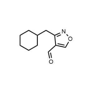 3-(Cyclohexylmethyl)isoxazole-4-carbaldehyde|CS-1149966