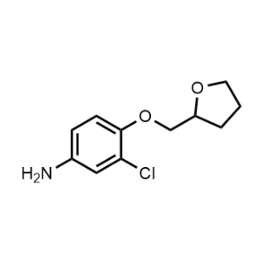 3-Chloro-4-((tetrahydrofuran-2-yl)methoxy)aniline|CS-1149978