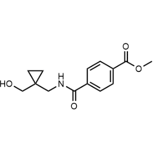 Methyl 4-(((1-(hydroxymethyl)cyclopropyl)methyl)carbamoyl)benzoate|CS-1150013