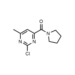 (2-Chloro-6-methylpyrimidin-4-yl)(pyrrolidin-1-yl)methanone|CS-1150119
